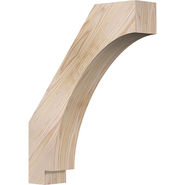 Ekena Millwork 3 1/2"W x 16"D x 20"H Imperial Smooth Knee Brace, Douglas Fir