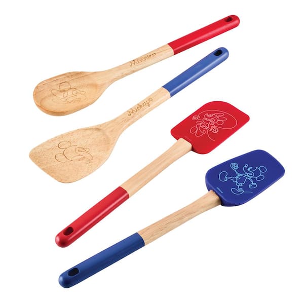 Unbranded Disney Home Bon Voyage Red and Blue Kitchen Tool Set, 4-Pieces