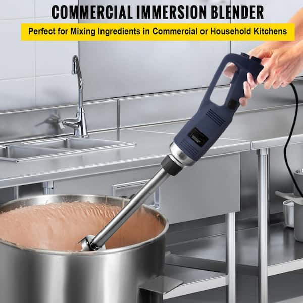 All-Clad Electrics Stainless Steel Immersion Blender 2 Piece Turbo Function  600 Watts Detachable, Variable Speed Control, Hand Blander, 9-1/4-inch