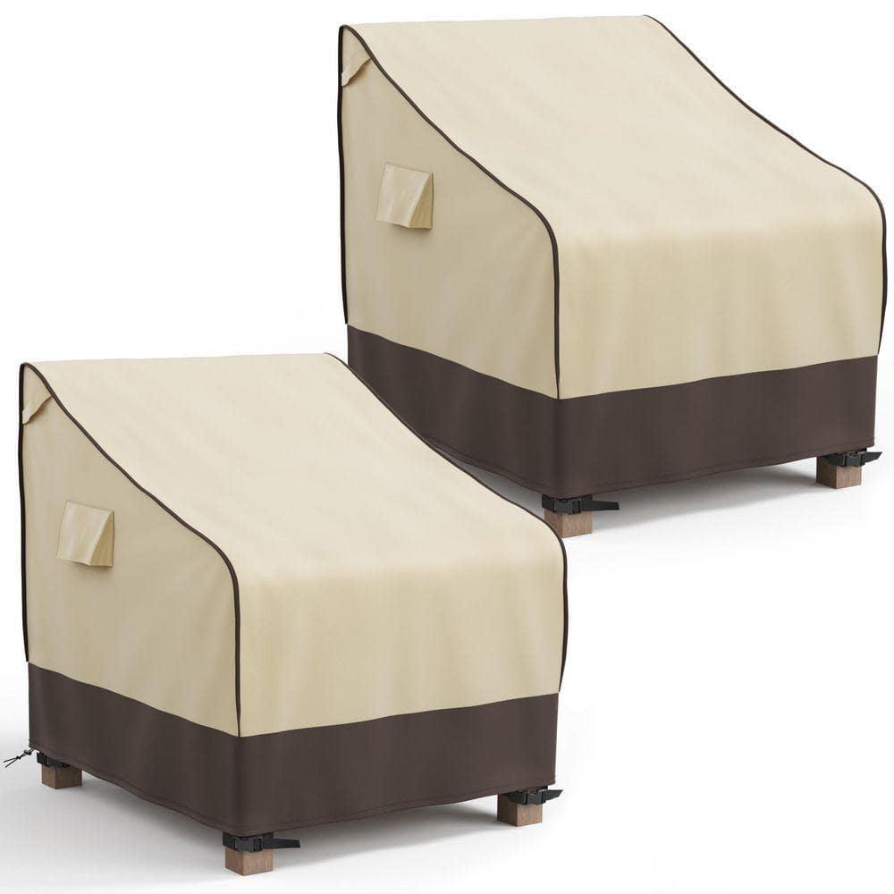 Patio Chair Covers, Waterproof Heavy Duty Outdoor Furniture Covers, Lounge Deep Seat Cover with Air Vents (2-Pack) price history on PriceWatchPro