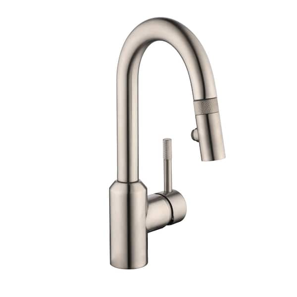 Glacier Bay 2600 Series Single-Handle Pull Down Sprayer Laundry Faucet in Chrome