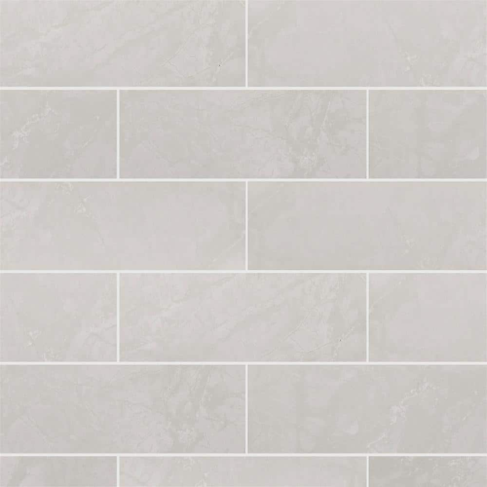 Florida Tile Home Collection Michelangelo Grey 3.75 in. x 12 in ...