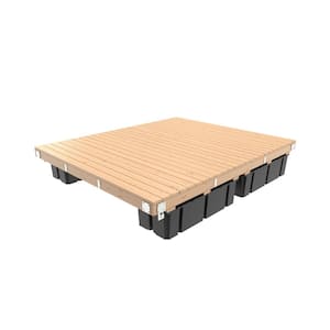 10 ft. x 12 ft. High Freeboard Floating Dock Hardware Kit with 4 Foam Filled Floats
