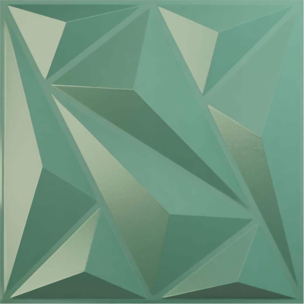 19 5/8 in. x 19 5/8 in. Marquise EnduraWall Decorative 3D Wall Panel, Sea Mist (12-Pack for 32.04 Sq. Ft.) price history on PriceWatchPro