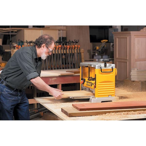 DEWALT - 15 Amp Corded 12.5 in. Planer and Mobile Thickness Planer Stand