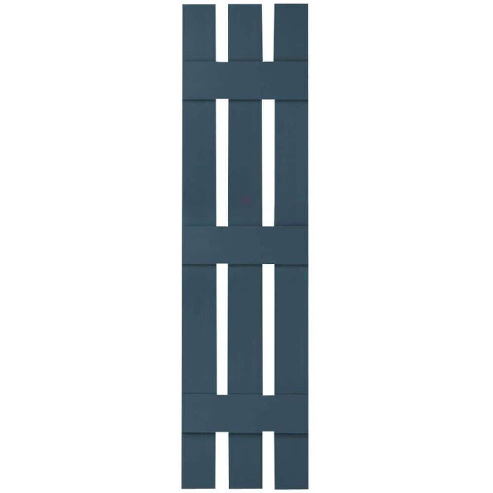 12 in. x 60 in. Lifetime Vinyl TailorMade Three Board Spaced Board and Batten Shutters Pair Classic Blue price history on PriceWatchPro