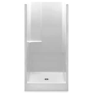 Remodeline 36 in. x 36 in. x 72 in. 2-Piece Shower Stall with Center Drain in White