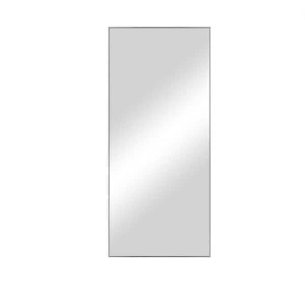 Tatahance 71 in. H x 31 in. W Rectangle Sandy Gray Frame Mirror