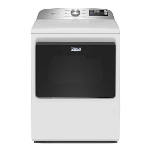 7.4 cu. ft. vented Top Load Gas Dryer in White with Extra Power