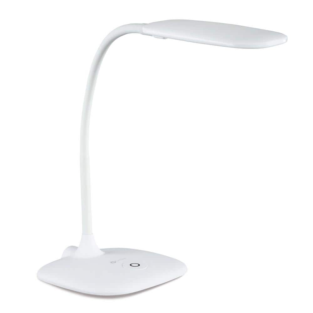 Adjustable Soft Touch White LED Desk Lamp 8"x12"