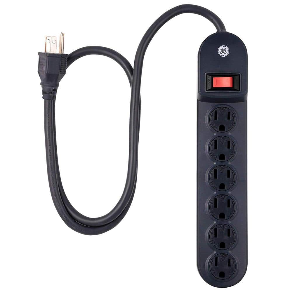 6-Outlet Power Strip with 3 ft. Extension Cord, Black price history on PriceWatchPro