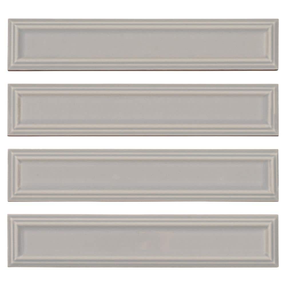 Concerto-Posmer Burtam 2 in. x 10 in. Glossy Ceramic Subway Wall Tile (8.23
