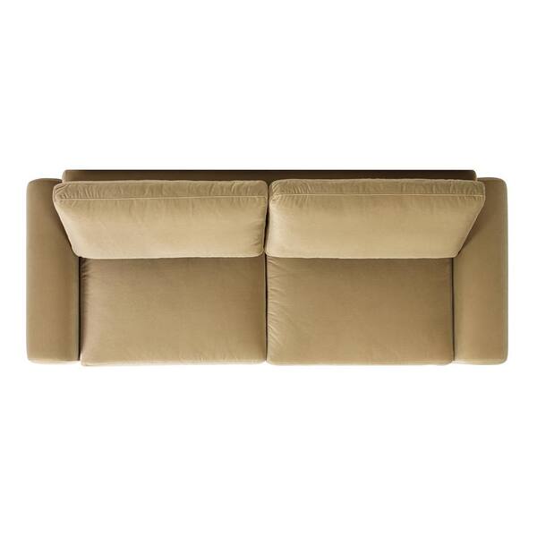Jennifer Taylor 85 in Camel Brown Beige Living Room Arched Jennifer Taylor 85 in Camel Brown Beige Living Room Arched