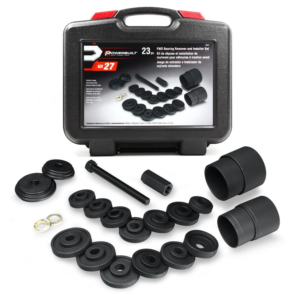 Powerbuilt 23-Piece Front Wheel Drive Bearing Remover and