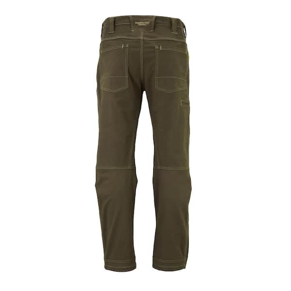 DEWALT Madison Men's 42 in. W x 31 in. L Bark Cotton/Spandex