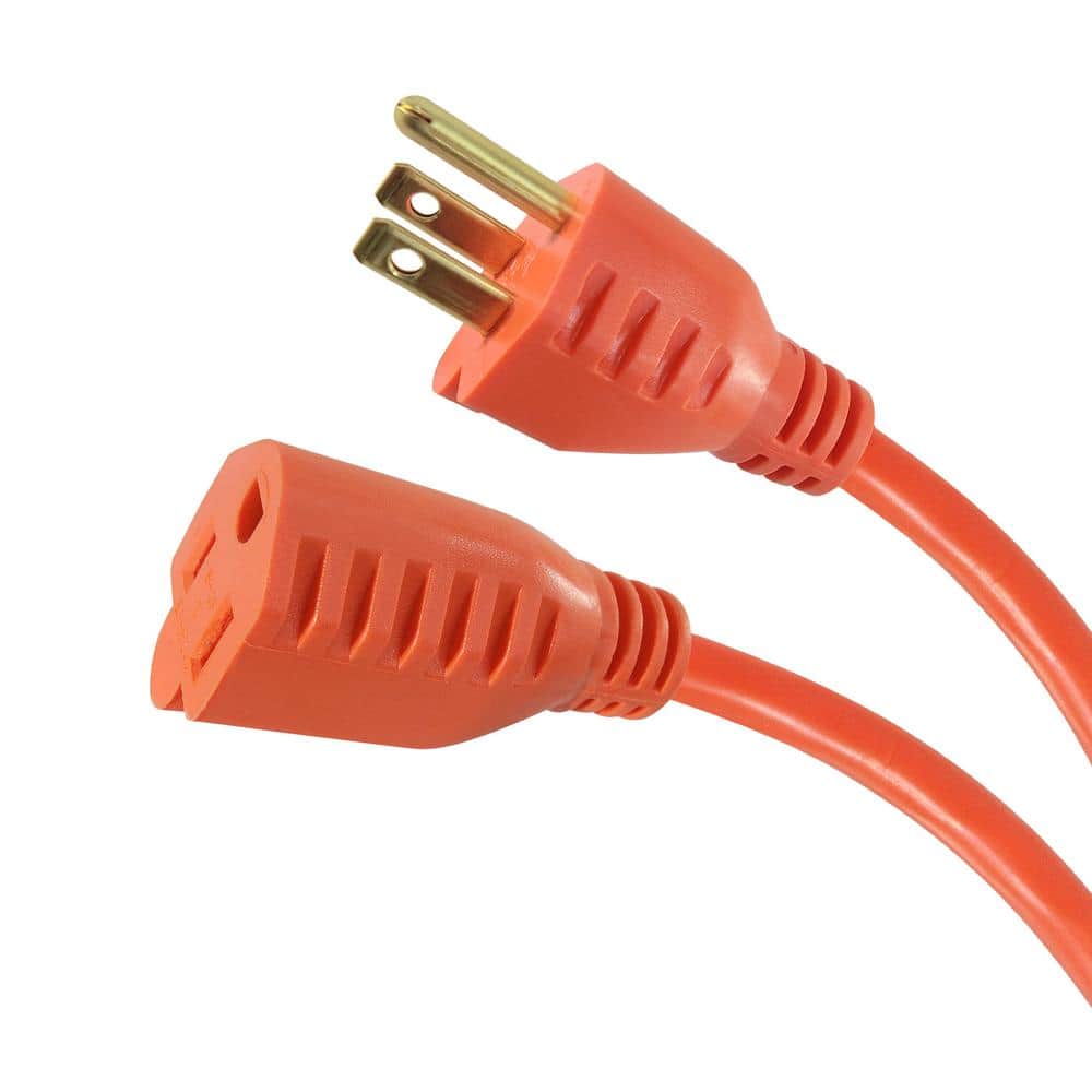 HDX 50 ft. 16/3 Orange Indoor/Outdoor Extension Cord HW16350O