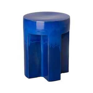 TX Blue Ceramic Garden Stool