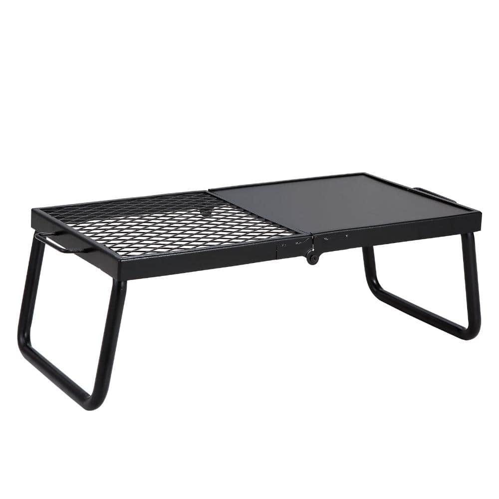 22.4 in. Folding Campfire Grill with Steel Mesh Grate, Legs and Carrying Bag for Outdoor Cooking price history on PriceWatchPro