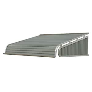 5 ft. 1500 Series Door Canopy Aluminum Fixed Awning (12 in. H x 42 in. D) in Graystone