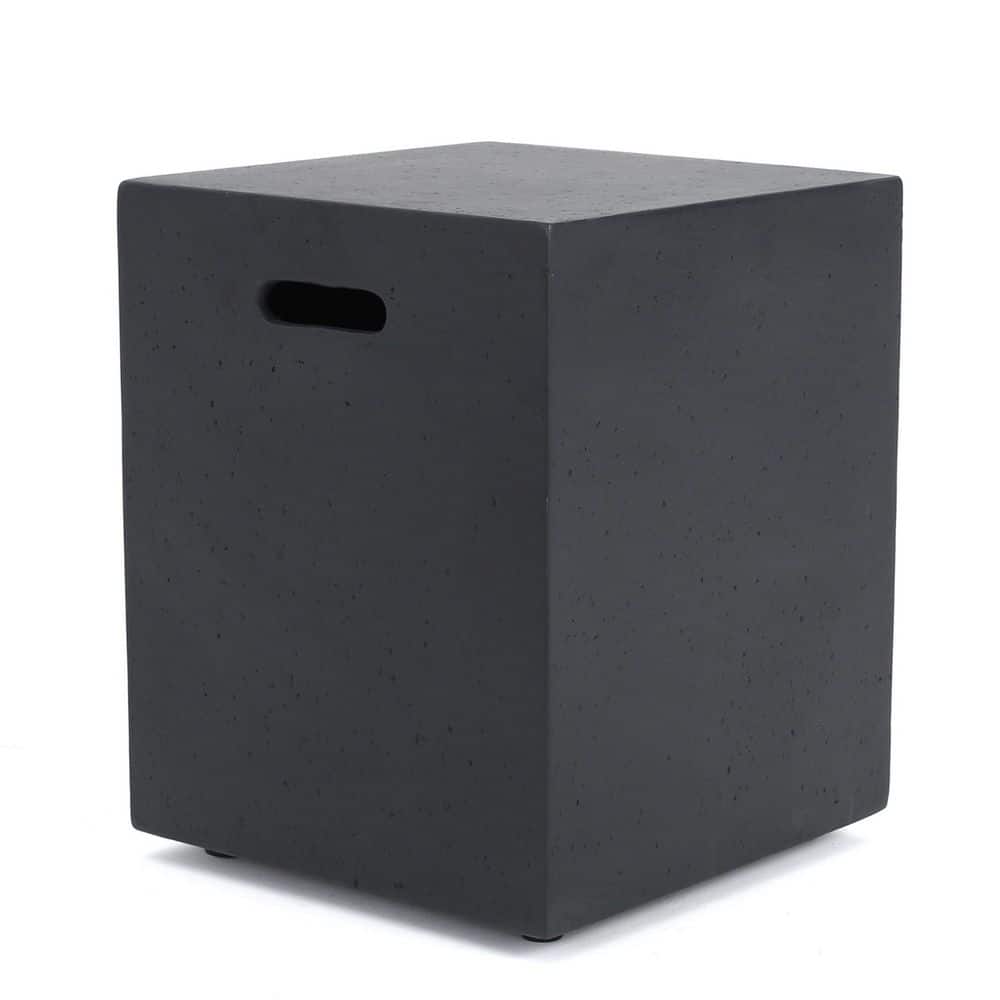 Propane Tank Cover Table 16.25 in. Outdoor Gas Tank Storage Side Table Fits