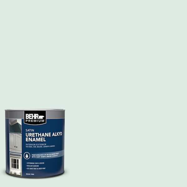 1 qt. #M430-1 Snowbound Satin Enamel Urethane Alkyd Interior/Exterior Paint