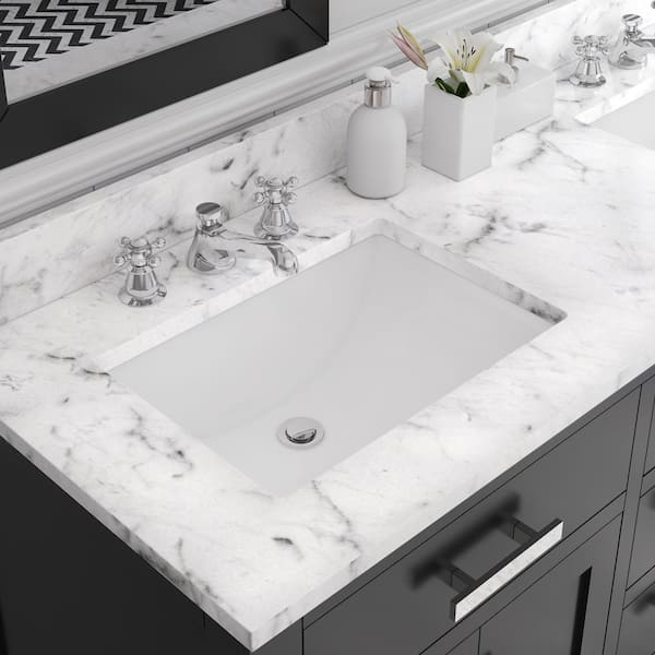Reviews for Water Creation 60 in. Vanity in Espresso with Marble Vanity Top  in Carrara White | Pg 2 - The Home Depot
