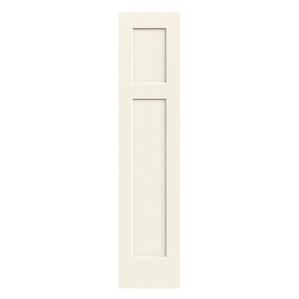 JELD-WEN 18 In. X 80 In. Craftsman Vanilla Painted Smooth Solid Core ...