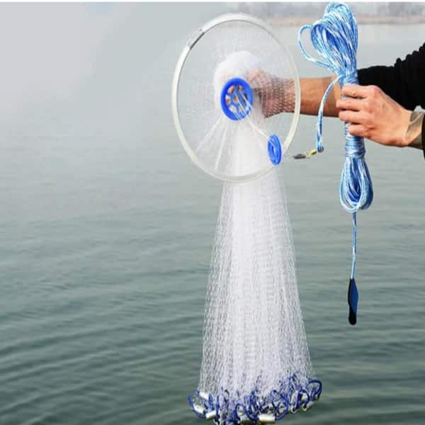wire fishing net 3x Outdoor Portable Easy Bait Net Fishing Basket
