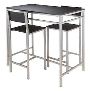 Hanley 3-Piece High Table with 2-High Back Stools