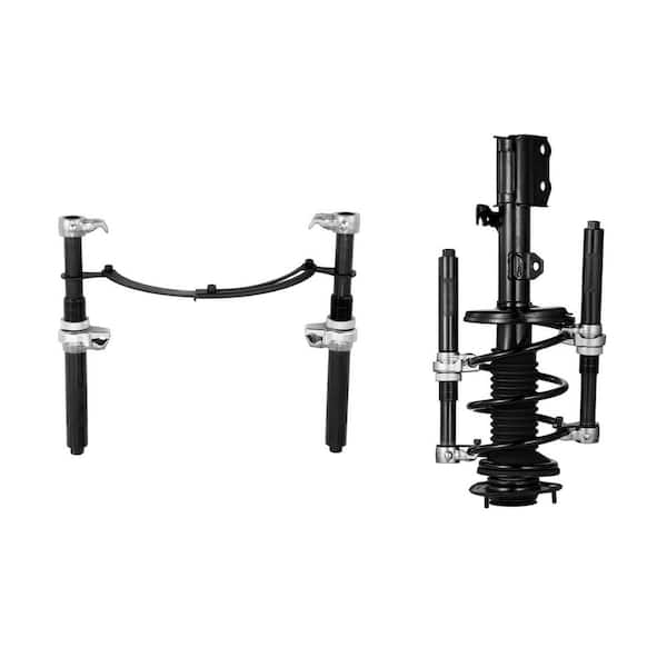 Coil Spring Compressor Tool 2 PCS Heavy Duty Macpherson Strut Spring Compressor Set 2646 lbs. Capacity w/Safety Bracket