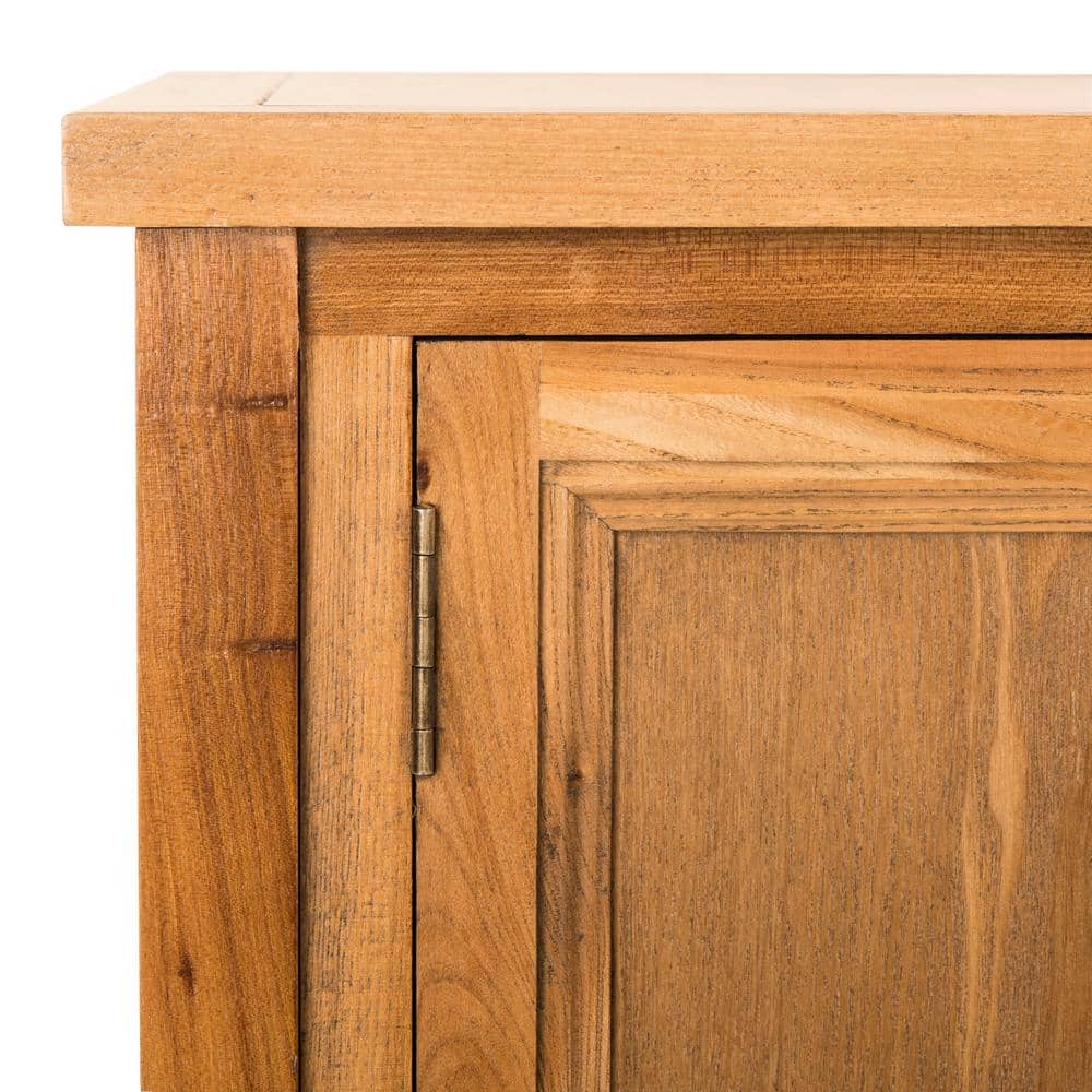Charlotte 46'' Transitional Brown Oak 4-Drawer Sideboard
