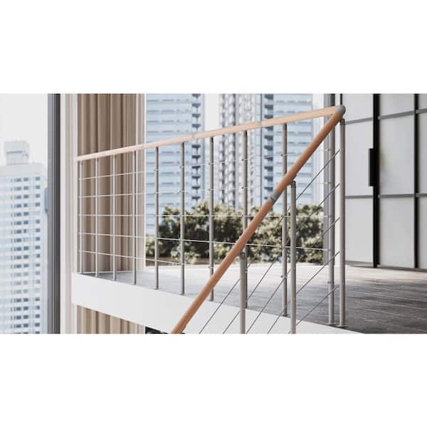 Dolle Rome 42 in. Balcony Railing Starter Kit