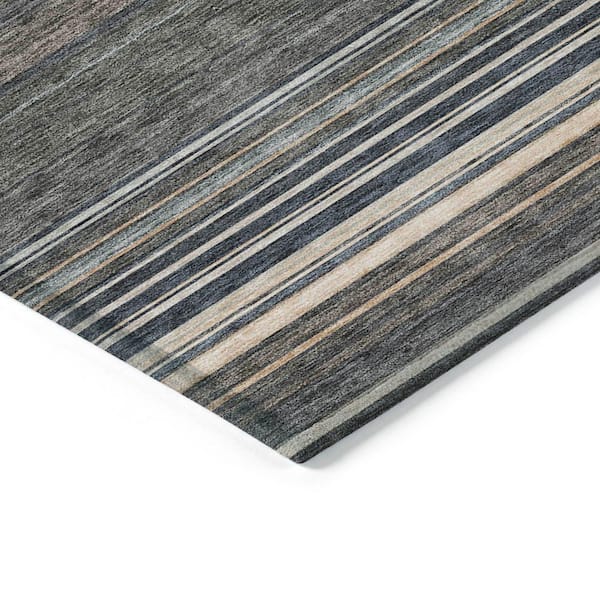 Chantille Machine Washable Indoor/Outdoor Abstract ACN979 Taupe 2 ft. 3 in. x 7 ft. 6 in. Area Rug