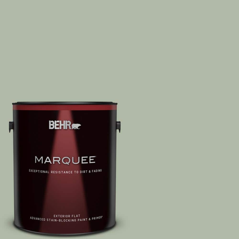 BEHR MARQUEE 1 gal. N3903 Jojoba Flat Exterior Paint & Primer 445401