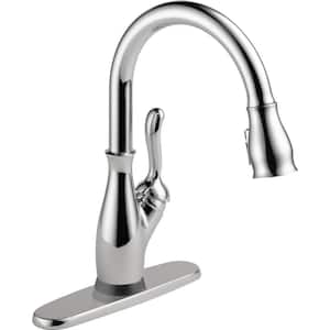 Leland Single-Handle Pull-Down Sprayer Kitchen Faucet with Touch2O and ShieldSpray Technology in Chrome