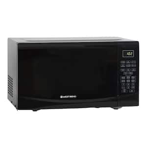 19 in. Width 0.9 cu.ft. Black 900 Watt Countertop Microwave