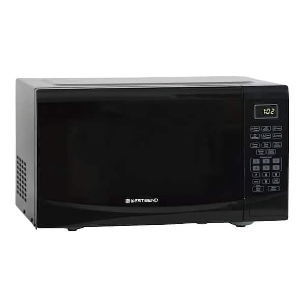 West Bend 19 in. Width 0.9 cu.ft. Black 900 Watt Countertop Microwave