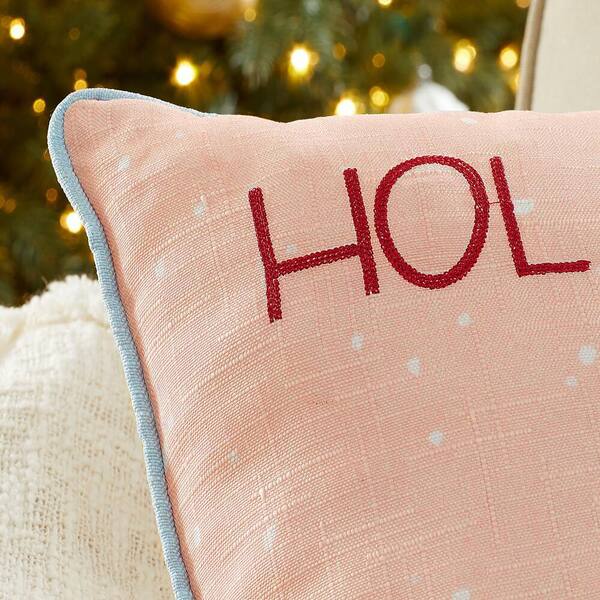 Personalized Christmas Throw Pillow Subway Art Christmas 