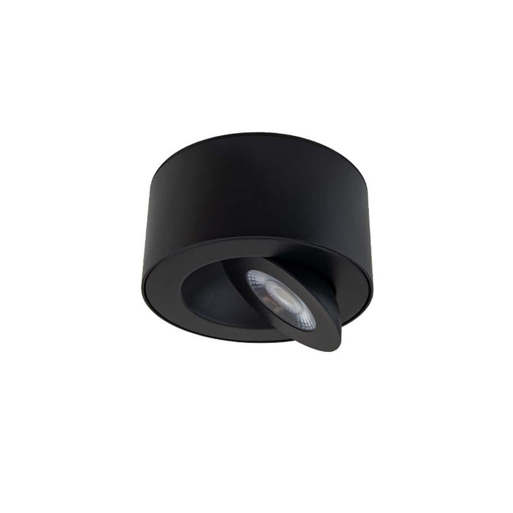 Black Aluminum 5" LED Indoor/Outdoor Flush Mount