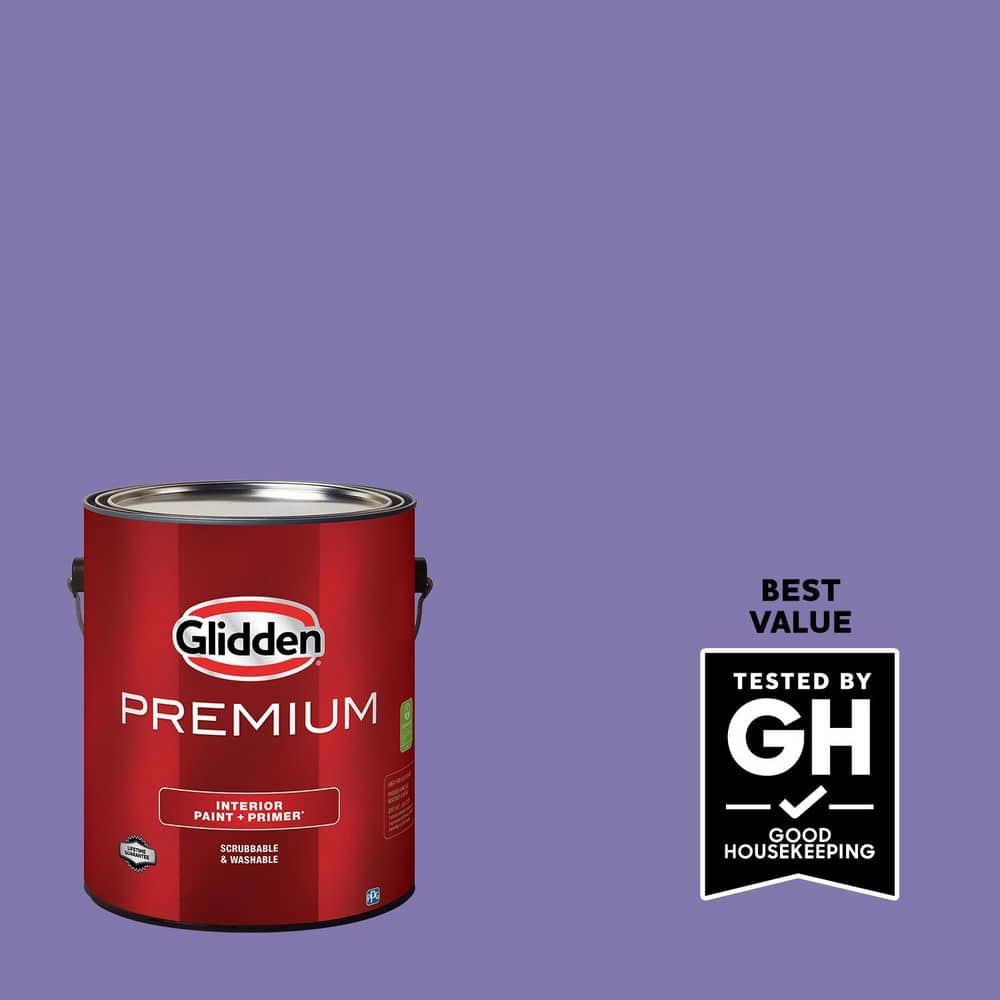 Glidden Premium 1 gal. PPG1247-6 Purple Rhapsody Flat Interior