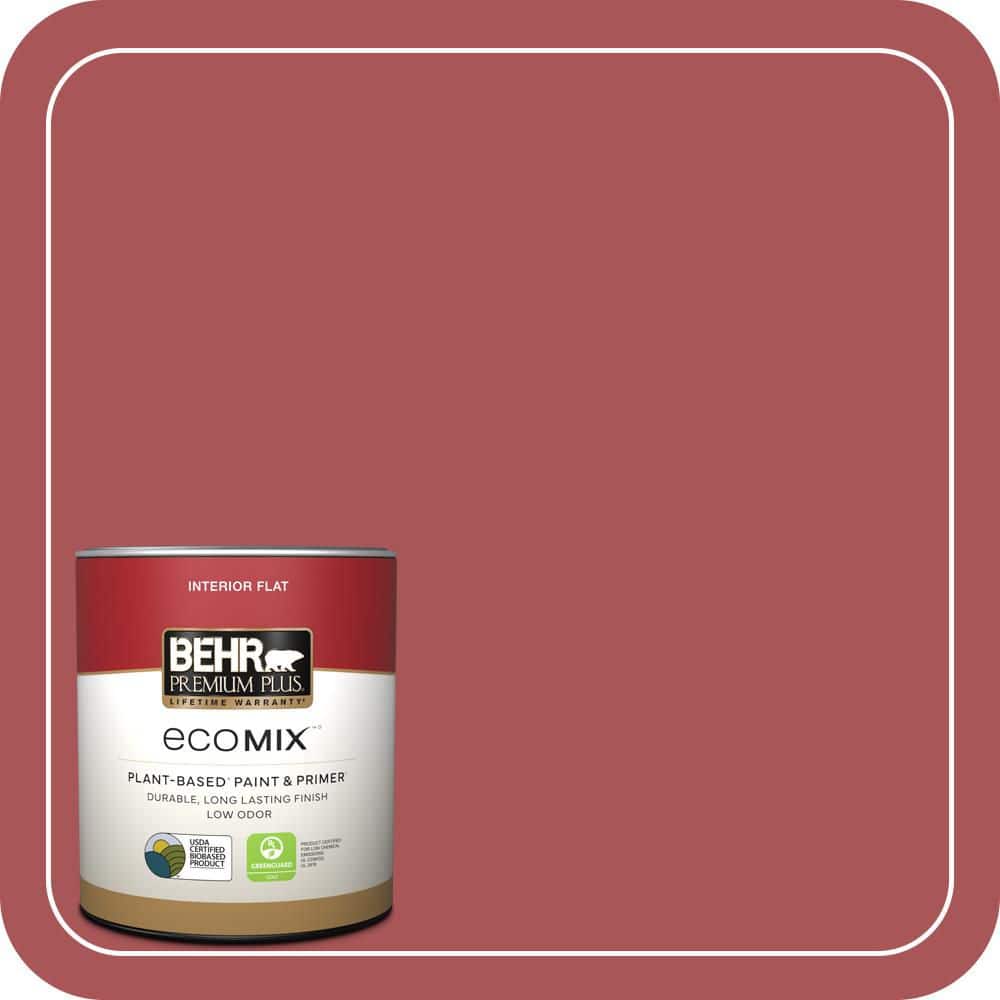1 qt. #M150-6 Lingonberry Punch Flat EcoMix Plant-Based Interior Paint & Primer price history on PriceWatchPro