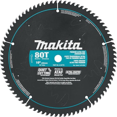 10 in. x 5/8 in. Ultra-Coated 80-Teeth Miter Saw Blade