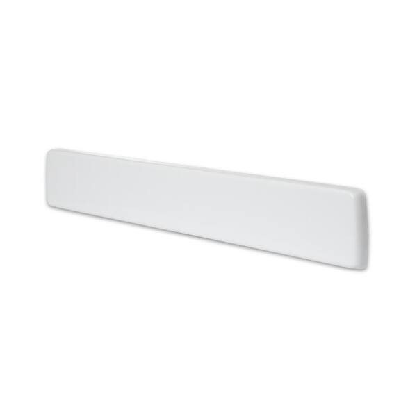 30 1 2 in cultured marble backsplash in white