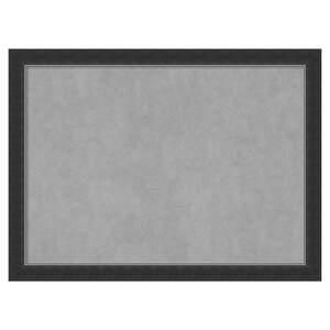 Corvino Black Narrow 31 in. x 23 in. Framed Magnetic Board