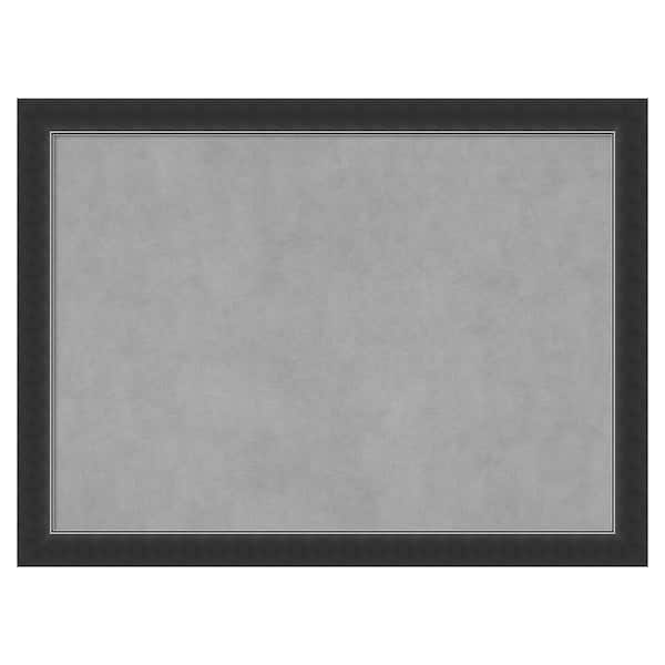 Amanti Art Corvino Black Narrow 31 in. x 23 in. Framed Magnetic Board