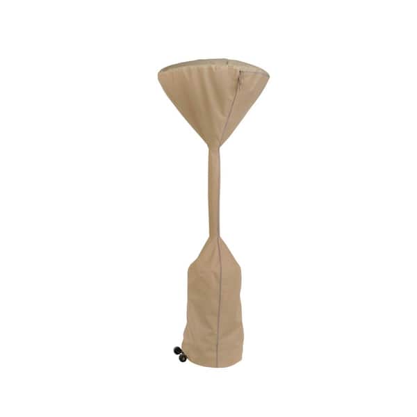 Basics Water Resistant Outdoor Stand Up Patio Heater Cover, 30 in. W x 95 in. H, Beige