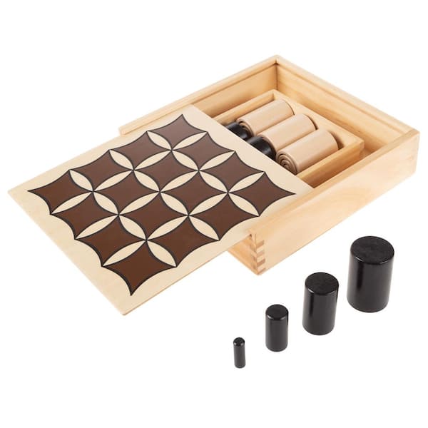 wooden tic-tac-toe modern classic game, Five Below