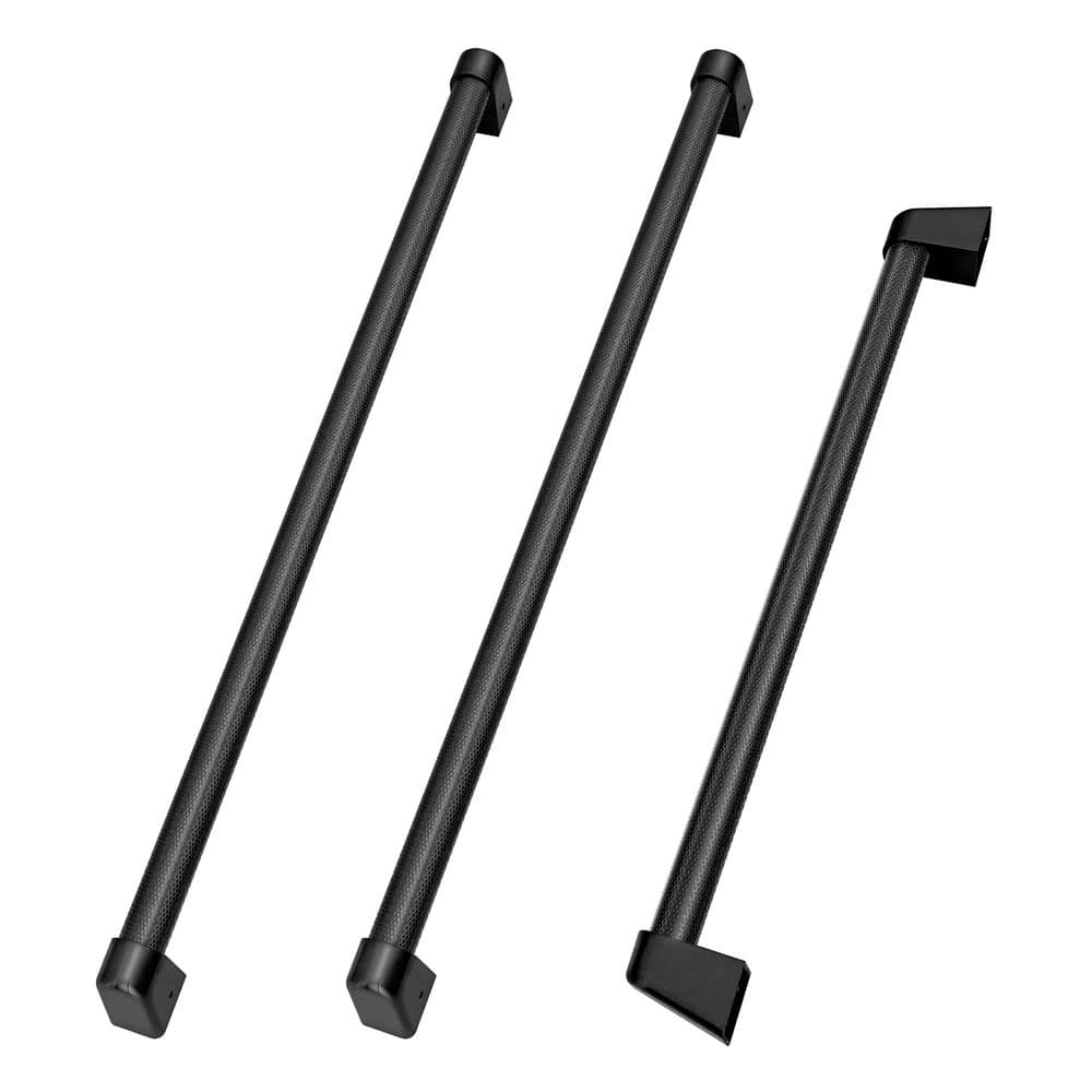 36 in. Built-In Refrigerator Helix Handles (Set of 3) in Black Stainless Steel price history on PriceWatchPro