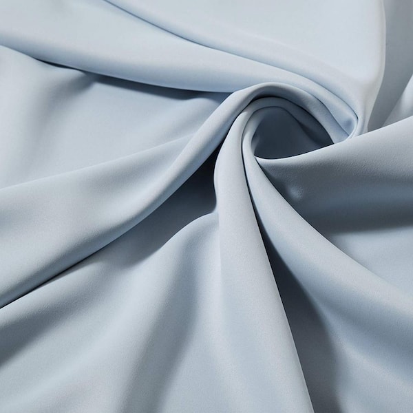 Sky Blue Polyester Poplin Fabric