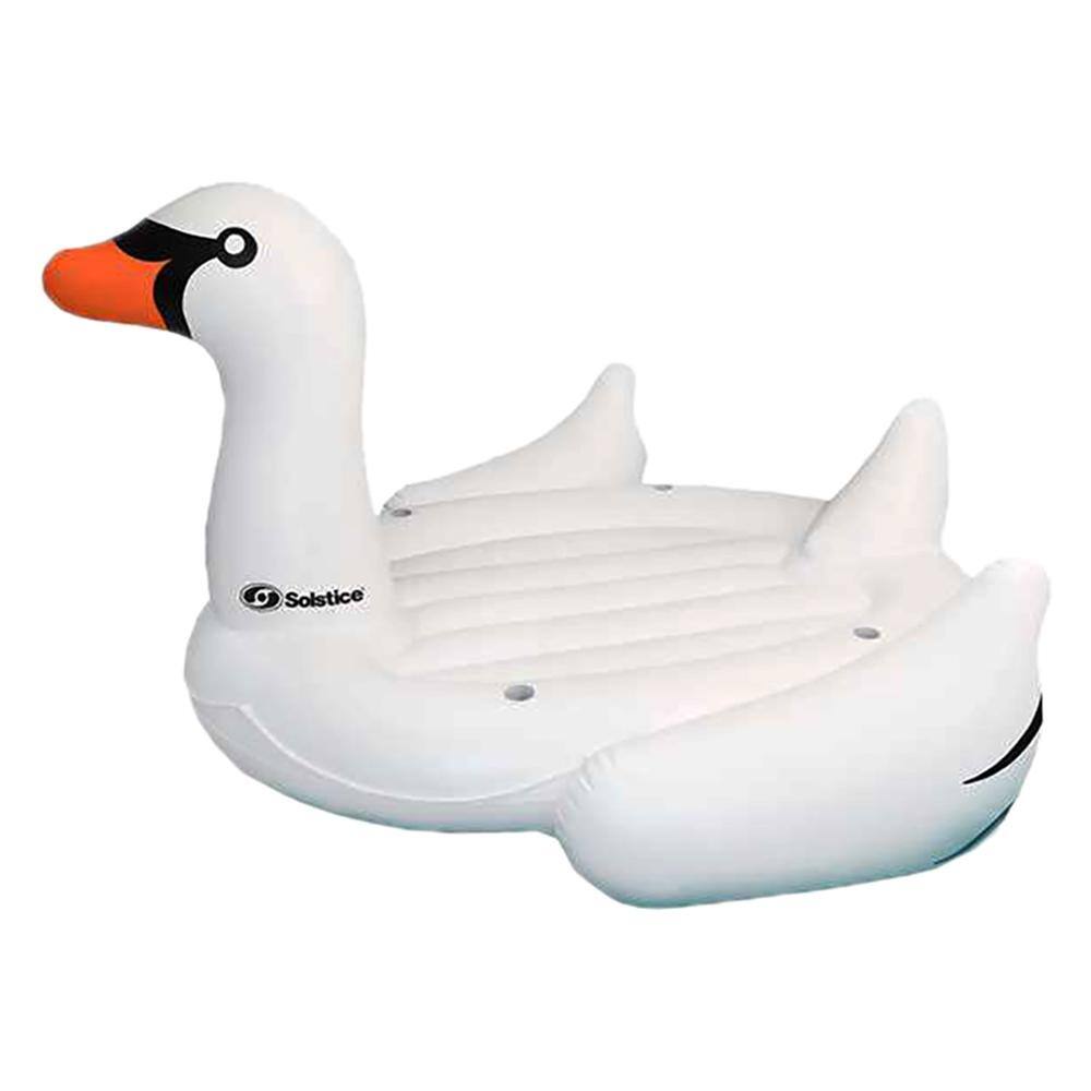 SWIMLINE Biggest Giant Swan Island Pool Float SL-19671 - The Home Depot